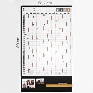 Calendrier mural magnétique Planning annuel – Ferflex