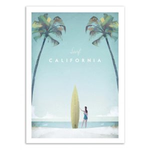 Poster 30 x 40 Visit California – Wall Éditions