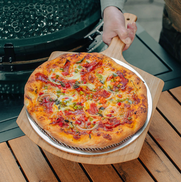 Pelle à pizza en bois et grille Big Green Egg – Image 2