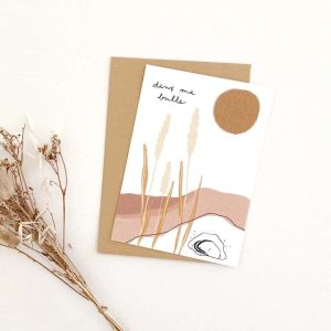 Carte A6 Dans ma bulle – Atelier Yuzu