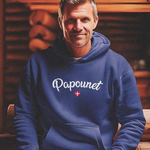 PROMO SWEAT HOMME : PAPOUNET-BLEU JEAN-XL