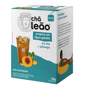 Chá gelado pêssego 23g Leão