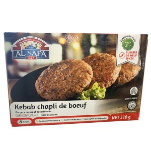 8 Burgers, kebak chapli de bœuf – Al Safa – 510 g