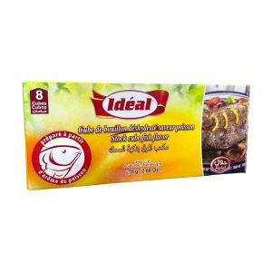 Cubes de bouillon au poisson – Idéal – 8 cubes