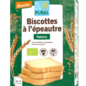 Biscottes d’épeautre 200g