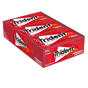 Chiclete Trident Morango 168g