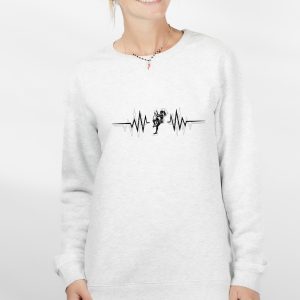PULL FEMME : GRIMPEUR ESCALADE BATTEMENTS DE COEUR