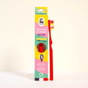 Manche brosse à dent plastique rechargable – Enfant – Lamazuna