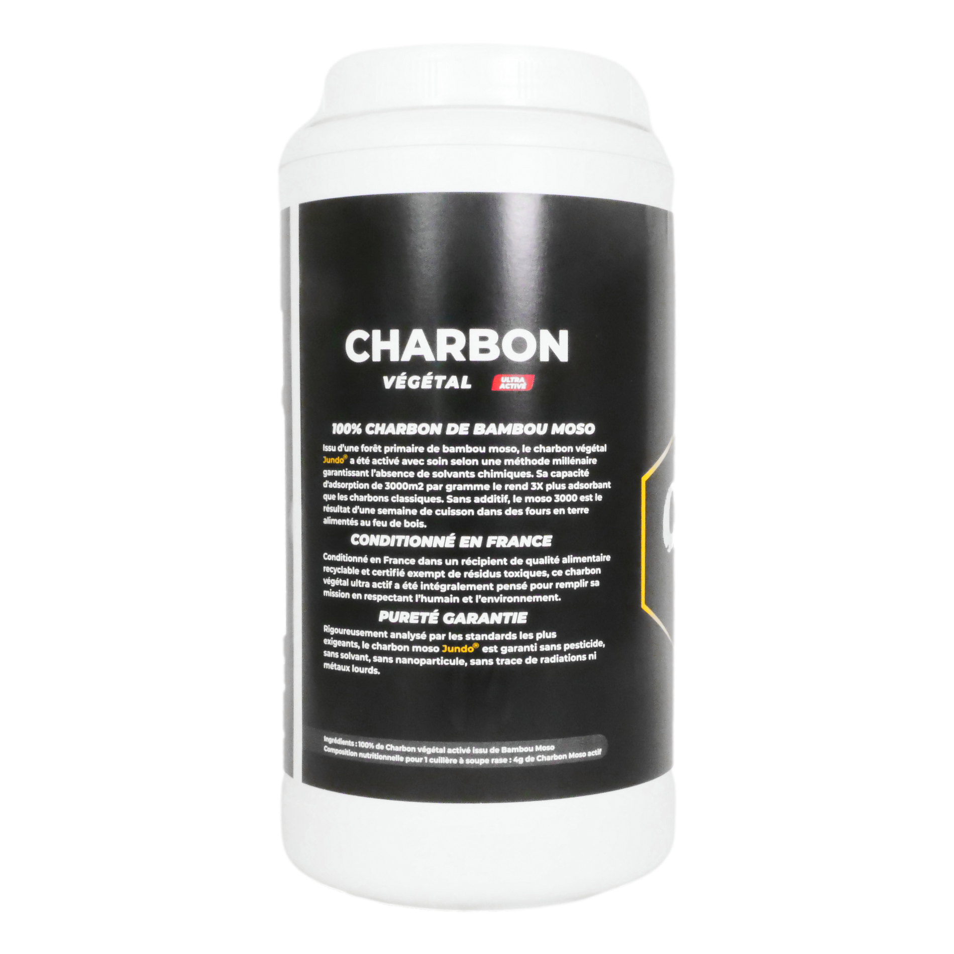 Charbon végétal ultra activé Moso 3000 – Poudre + Cuillère doseuse en bois OFFERTE – Image 8