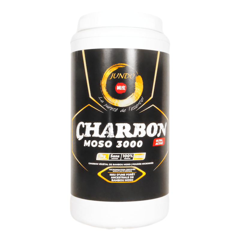 Charbon végétal ultra activé Moso 3000 – Poudre + Cuillère doseuse en bois OFFERTE – Image 4