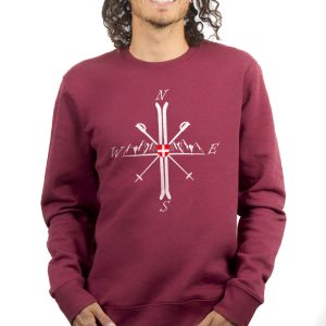 PROMO PULL HOMME : MONTAGNE SKI BOUSSOLE-BORDEAU-L
