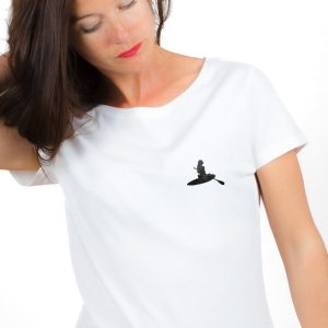 T-SHIRT FEMME : Paddle femme picto