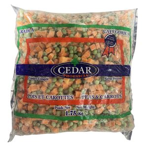 Pois et carottes surgelés – Cedar – 1.75 kg