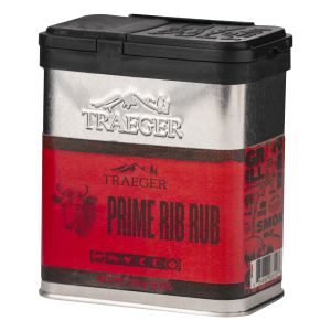 Rub prime rib Traeger