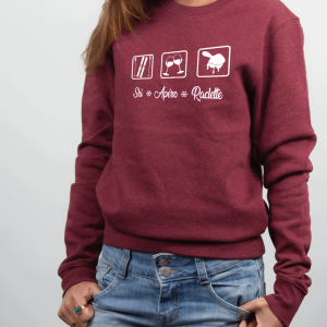 PULL FEMME : SKI APERO RACLETTE