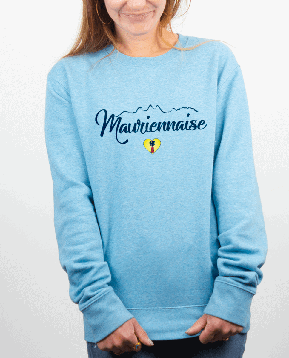 PROMO PULL FEMME : MAURIENNAISE-BLEU CIEL-XL