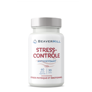 Stress-Contrôle – Schisandra, Rhodiola rosea, Thé vert, Curcuma, Acide alpha-lipoïque, Vitamine D3