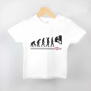 T SHIRT BEBE : EVOLUTION ESCALADE
