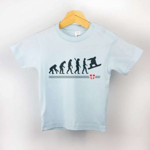 T SHIRT BEBE : EVOLUTION SNOW