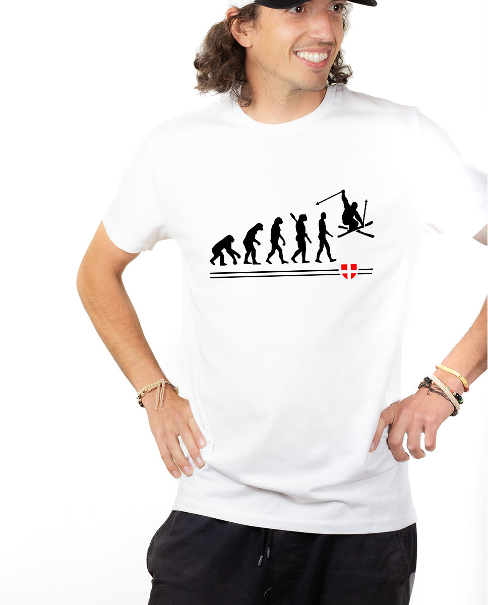 T-SHIRT HOMME : EVOLUTION SKI
