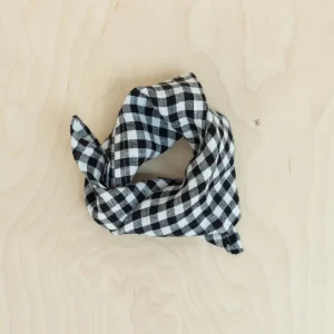 Foulard Vichy Black- Gabrielle Paris