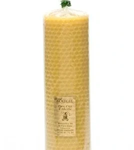 Paix-Dieu – Bougie à la cire d´abeille – gaufrée