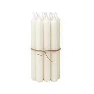 Bougie classique blanche, écrue ou bordeaux (2,2×19,4cm)