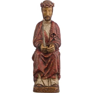 Artisanat de Bethleem – Christ aux outrages polychrome