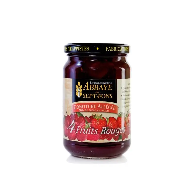 Confiture allégée Quatre fruits rouges (350g)