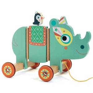 Rhinocéros à traîner Vilma – Djeco