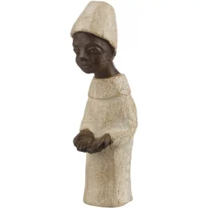 Artisanat de Bethleem – Petite crèche blanche – Mage africain