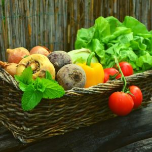 Grand panier de légumes