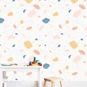 Papier Peint Coloré Terrazzo