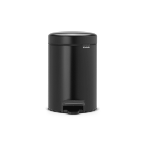 Poubelle à pédale NewIcon 3L – Noir mat BRABANTIA