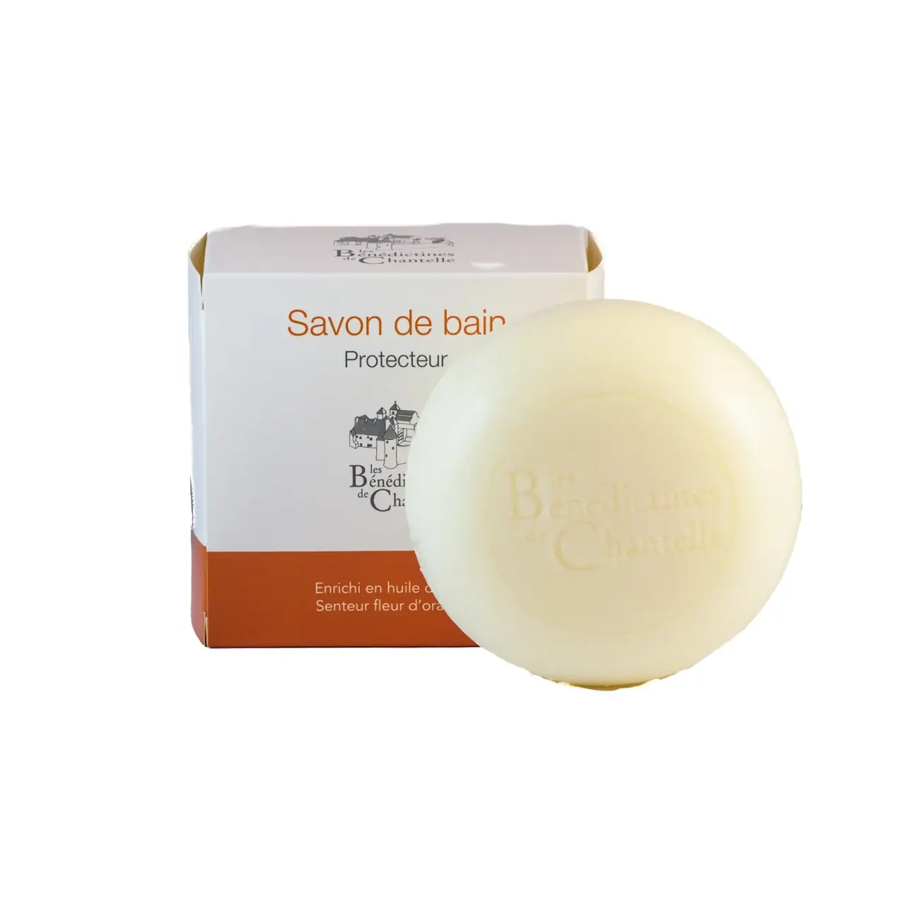 Savon de bain huile d’argan senteur fleur d’oranger (250g)