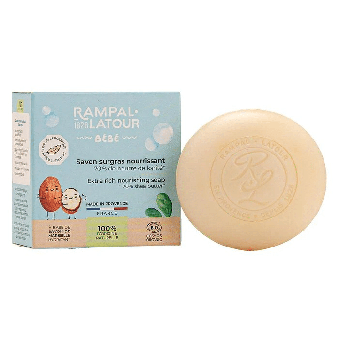 Savon surgras nourrissant – Bébé 100g RAMPAL LATOUR